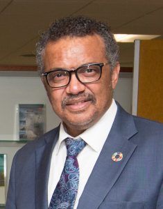 WHO Tedros Adhanom Ghebreyesus 사무총장